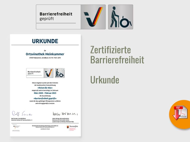 Barrierefreiheit geprüft